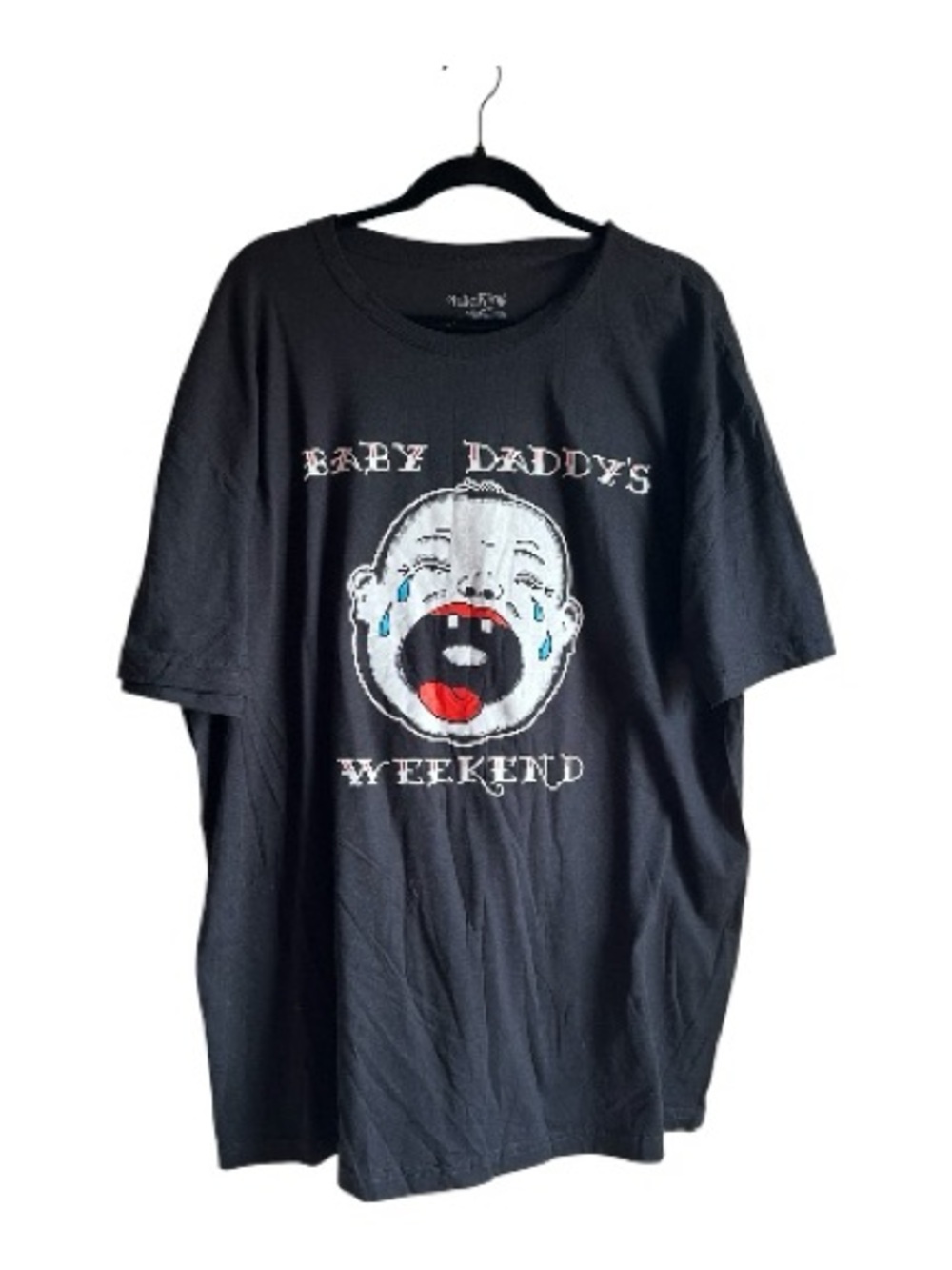 Elle King Size XXL Black Graphic Tee "Baby Daddy's Weekend"